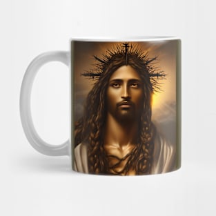Jesus Wearing Crown of Thorns Mug